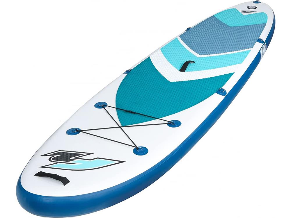 Breeze white/blue F2 I-Sup mit Set 10,5 Board Paddel