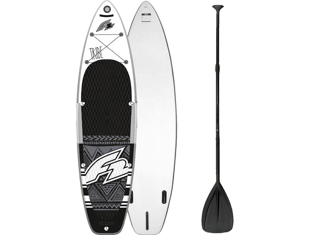 F2 I-Sup Tribe 11,5 Paddel Set Board mit white/black