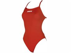 Arena Solid High Badeanzug Light Tech Back - 36 red/white