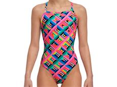 Funkita Baby Beamer Girls Badeanzug Diamond Back