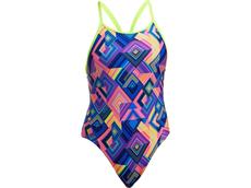 Funkita Be Square Girls Badeanzug Diamond Back