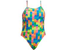 Funkita Blocked Dotty Girls Badeanzug Tie Me Tight