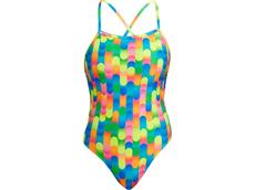 Funkita Blocked Dotty Ladies Badeanzug Tie Me Tight