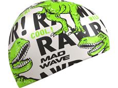 Mad Wave Dino Silikon Badekappe