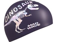 Mad Wave Dinosaur Silikon Badekappe
