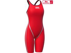 Mad Wave Forceshell Wettkampfanzug Open Back red
