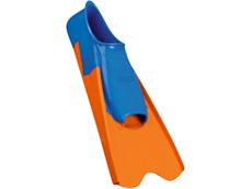 Beco Gummi-Kurzflosse Schwimmflossen blau/orange