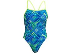 Funkita Help Me Rhombus Ladies Badeanzug Single Strength