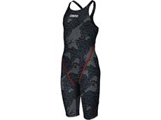 Arena Junior Girl Powerskin ST 2.0 Wettkampfanzug FBSL, Open Back Limited Edition Map