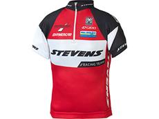Stevens Racing Team 2.0 Kinder Trikot Kurzarm rot/schwarz/weiß