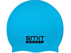 Smit Sport Long Hair Silikon Badekappe - sky blue