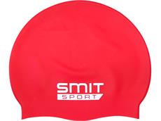 Smit Sport Soft Silikon Badekappe - red
