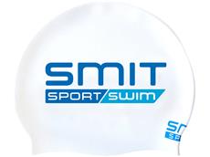 Smit Sport Swim Soft Silikon Badekappe white