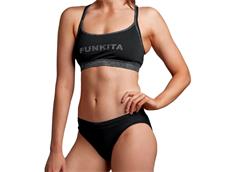 Funkita Still Organic Ladies Schwimmbikini Sports Top + Sports Brief