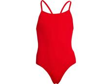 Funkita Still Red Solid Ladies Badeanzug Diamond Back