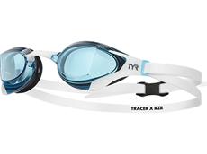 TYR Tracer X RZR Racing Schwimmbrille white/blue Adult Fit