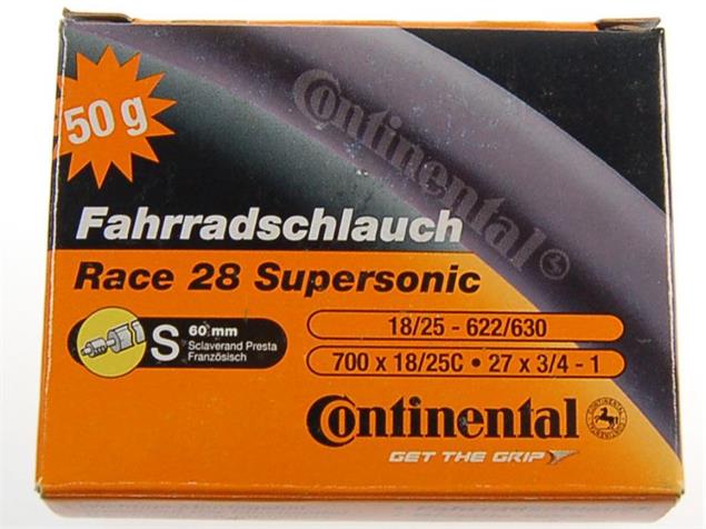 Continental Race 28 Supersonic 18/25-622/630 SV 60 mm Schlauch