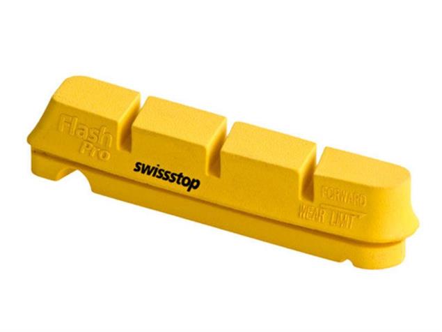 SwissStop Flash Pro Dura Type Bremsgummi yellow king für Carbon 2 Paar