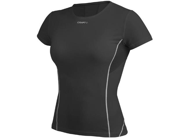 Craft Cool T mit Mesh Women Kurzarm-Shirt - L schwarz