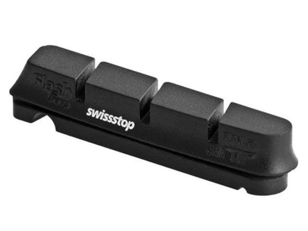 SwissStop Flash Pro Dura Type Bremsgummi black power für Alu 2 Paar