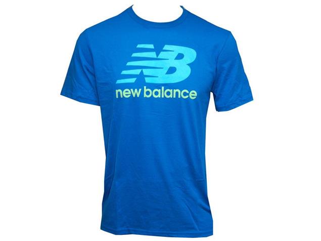 New Balance Logo T-Shirt - M vision blue