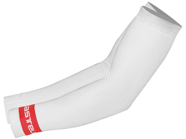 Castelli Thermoflex Armling - L white/red