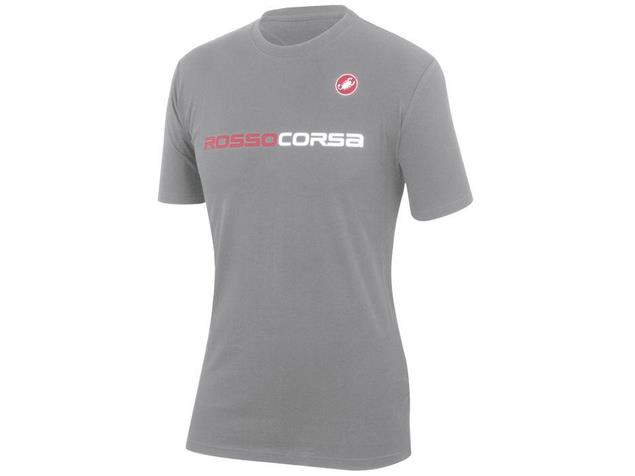 Castelli Rosso Corsa T-Shirt - XXXL grey