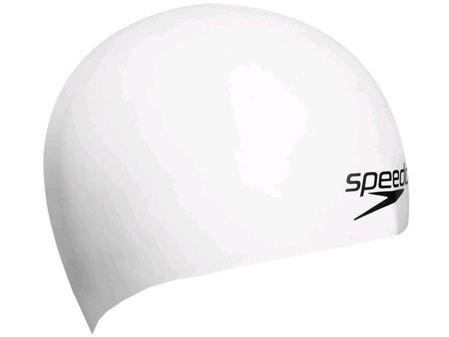 Speedo Fastskin Elite Silikon Badekappe white - L