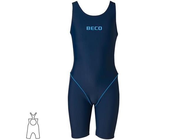 Beco Mädchen Schwimmanzug mit Bein Maxpower - 128 marine/türkis