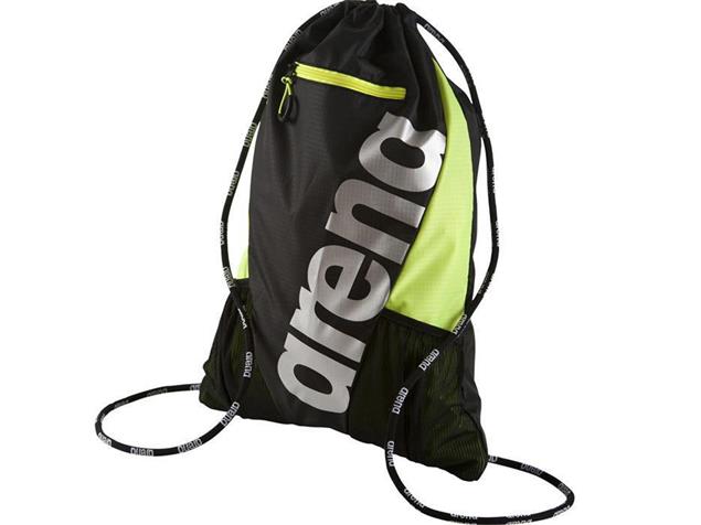 Arena Fast Sackpack Tasche - black/fluo yellow