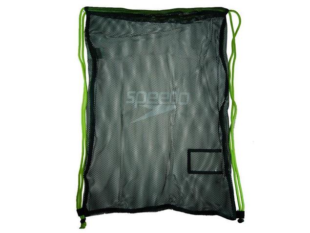 Speedo Equipment Mesh Bag Tasche - oxid grey/fluo yellow