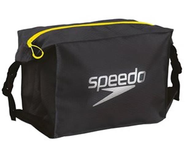 Speedo Pool Side Bag Tasche 5 Liter - oxid grey/black/fluo yellow