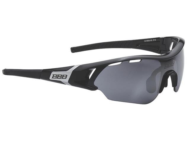 BBB Summit BSG-50 Sonnenbrille mit 3 Gläsern - mattschwarz/silber