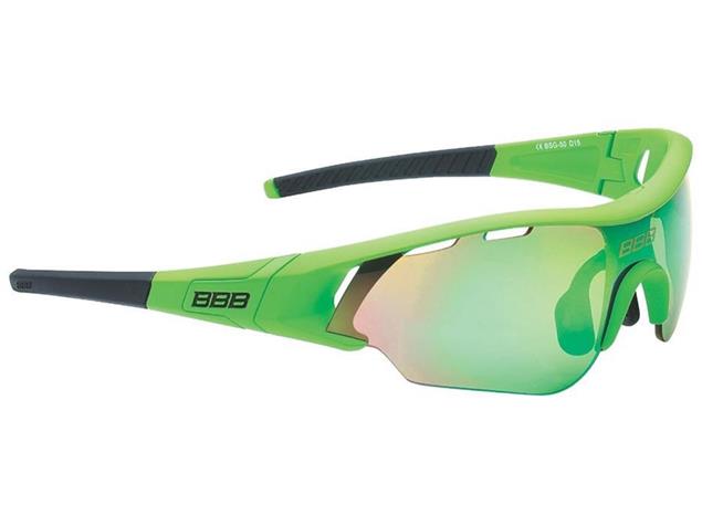 BBB Summit BSG-50 Sonnenbrille mit 3 Gläsern - mattgrün