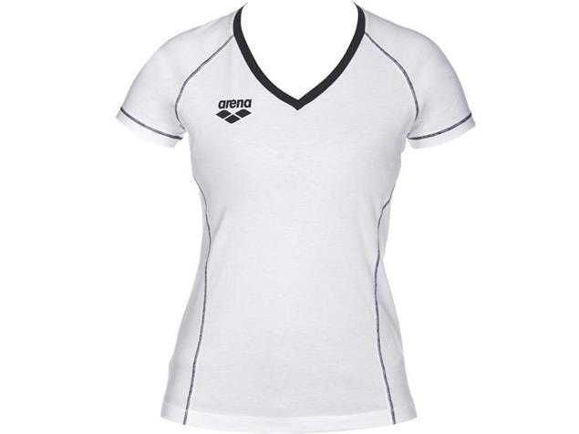 Arena Teamline Damen Tee Shirt - XXS white