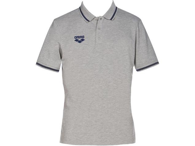 Arena Teamline Polo Shirt - L medium grey melange