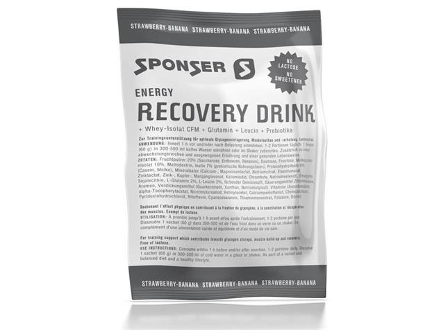 Sponser Recovery Drink 60g - strawberry/banana