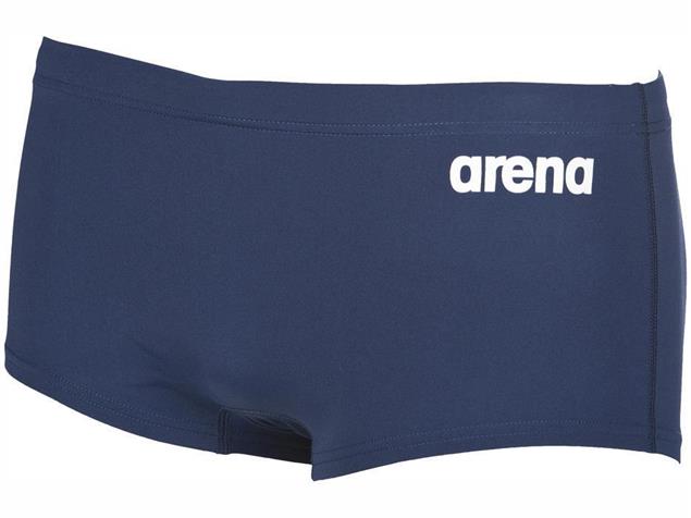 Arena Solid Squared Short Badehose Low Waist - 6 navy/white