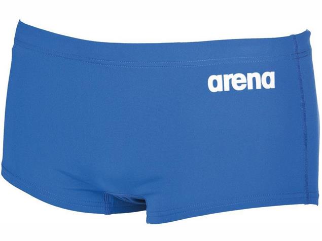 Arena Solid Squared Short Badehose Low Waist - 5 royal/white
