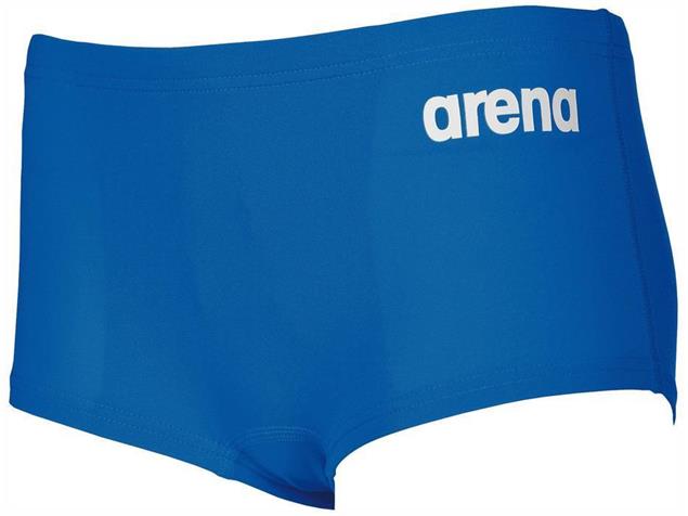 Arena Solid Squared Short Jungen Badehose Low Waist - 140 royal/white