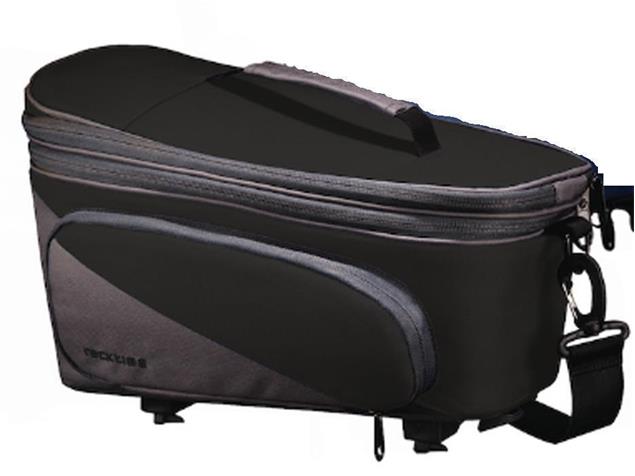 Racktime Talis Trunk Bag Plus Gepäckträgertasche - carbon schwarz/stone grau