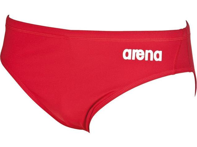 Arena Solid Brief Badehose - 4 red/white