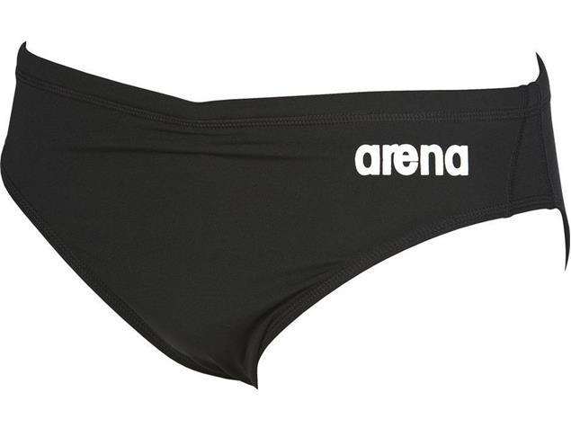 Arena Solid Brief Badehose - 3 black/white