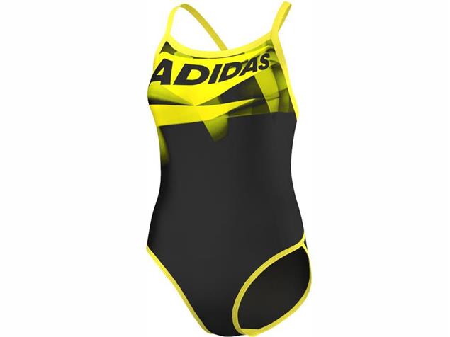 Adidas Streamline Plus Badeanzug X-Back, Infinitex+ - 38 black/bright yellow