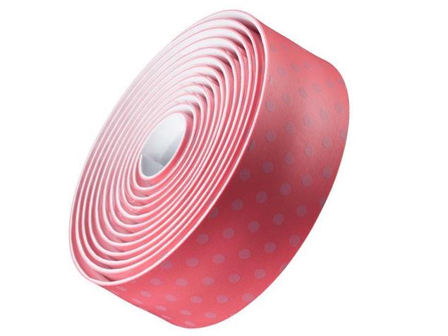Bontrager Gel Cork Lenkerband - dots pink
