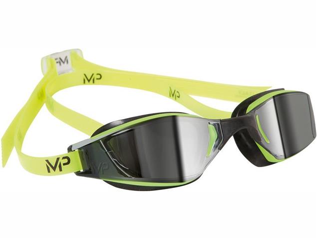 MP Michael Phelps XCEED Mirror Schwimmbrille Aqua Sphere - yellow-black/silver