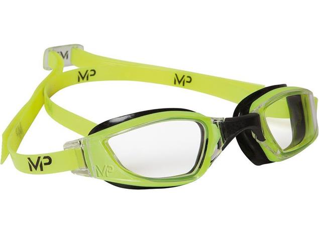 MP Michael Phelps XCEED Schwimmbrille Aqua Sphere - yellow/black/clear