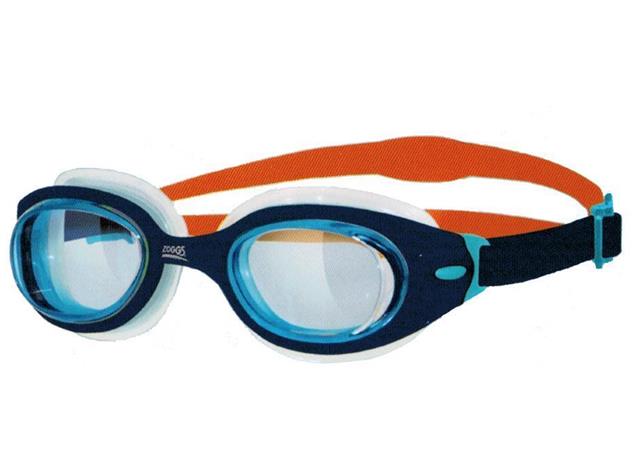 Zoggs Sonic Air Junior Schwimmbrille - blue-orange/clear