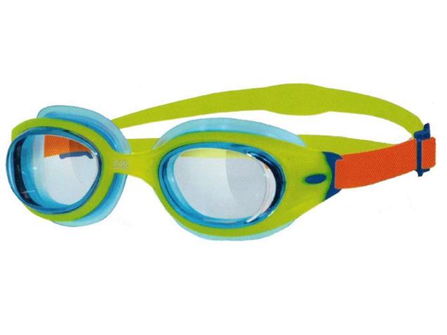 Zoggs Sonic Air Junior Schwimmbrille - green-orange/clear