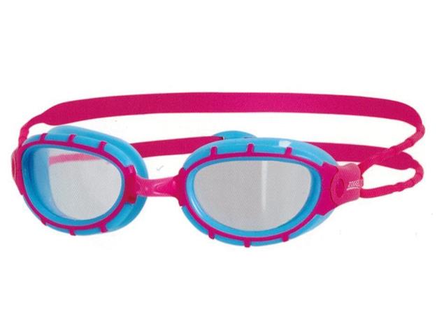 Zoggs Predator Junior Schwimmbrille - light blue-pink/clear